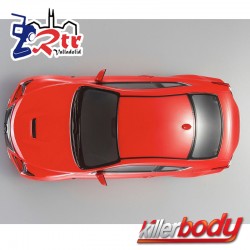 Carrocería KILLERBODY Lexus RC 1/10 Pintada 195mm Roja