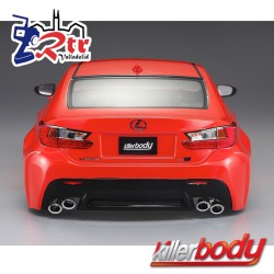 Carrocería KILLERBODY Lexus RC 1/10 Pintada 195mm Roja