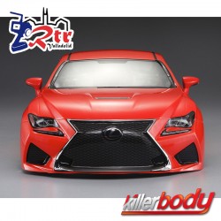 Carrocería KILLERBODY Lexus RC 1/10 Pintada 195mm Roja