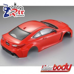 Carrocería KILLERBODY Lexus RC 1/10 Pintada 195mm Roja