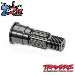 Eje de mangueta delantero, aluminio 6061-T6 anodizado gris Traxxas TRA10953-GRAY