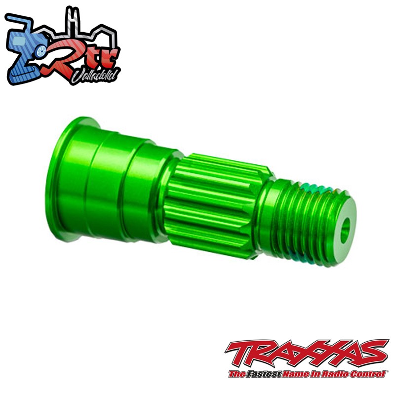 Eje de mangueta delantero, aluminio 6061-T6 anodizado verde Traxxas TRA10953-GRN