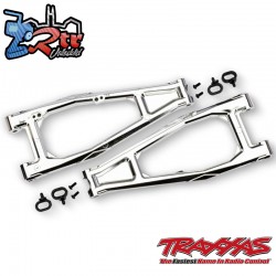 Brazos de suspensión de alta resistencia cromo Traxxas TRA10929-CHRM