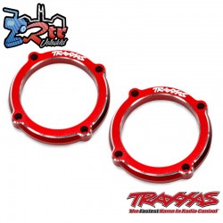 Retenedor, módulo de luz LED aluminio anodizado rojo Traxxas TRA10969-RED