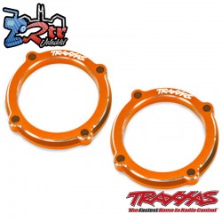 Retenedor, módulo de luz LED aluminio anodizado Naranja Traxxas TRA10969-ORNG