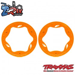 Anillos de ruedas de talón traseros Naranja Traxxas TRA10977-ORNG