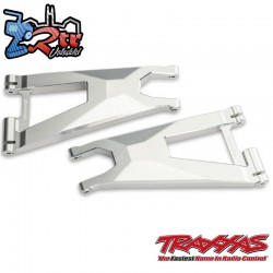 Brazos de suspensión inferior delanteros aluminio plata...