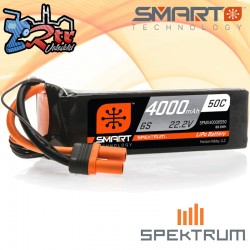 Batería Spektrum SMART LiPo 4000mAh 22.2V 6S 30C IC5