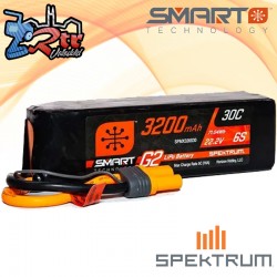 Batería Spektrum SMART LiPo 3200mAh 22.2V 6S 30C IC5