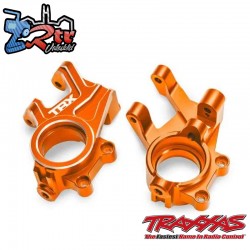 Bloques de dirección, aluminio 6061-T6 anodizado Naranja Traxxas TRA10936-ORNG