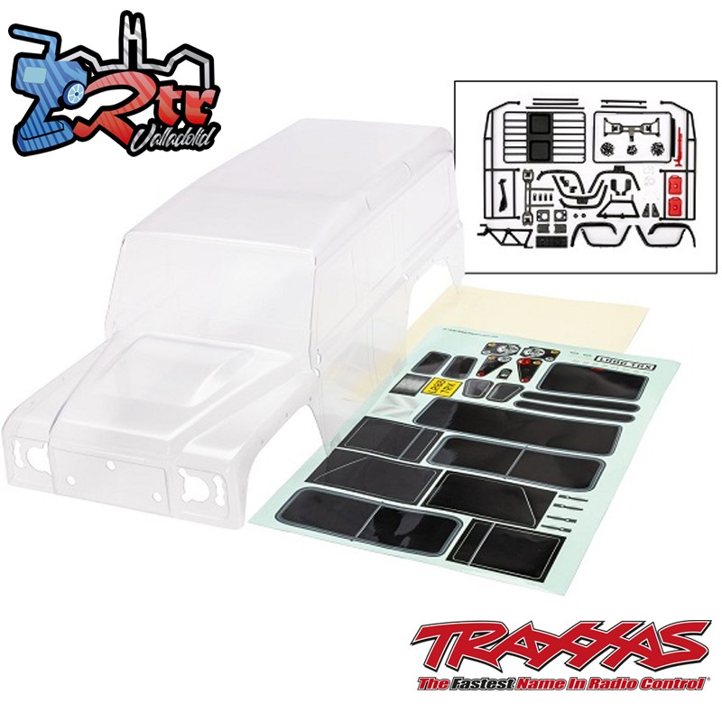 Carrocería TRAXXAS Land Rover® Defender® transparente  TRX-4 TRA8050