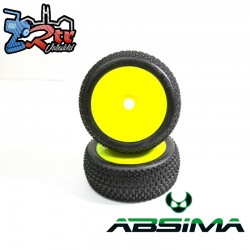Wheel Set Buggy "Disc" yellow 1:8 (2)