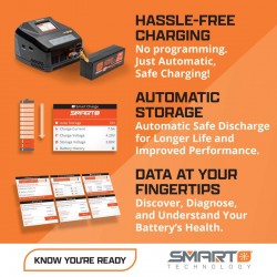 Batería Spektrum SMART LiPo 7000mAh 22.2V 6S 30C IC5