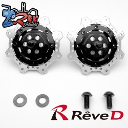 Disco de freno de aluminio Reve D RDX para eje delantero tipo R (4,5 mm, 2 piezas)