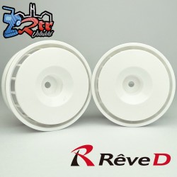 Llantas de competición Reve D GA18 Blanco Offset 4 mm 2 unidades