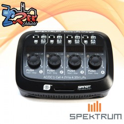 Cargador Smart Micro de 4 puertos CA/CC 1S LiPo
