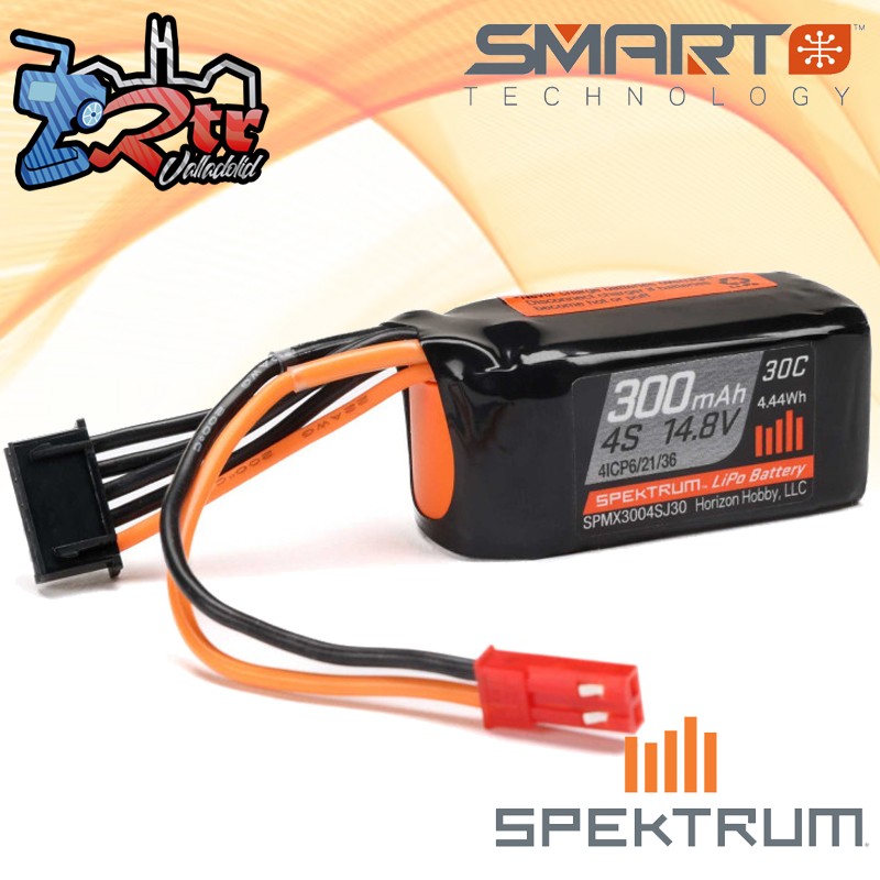 Batería Spektrum LiPo 300mAh 14.8V 4S 30C JST-RCY