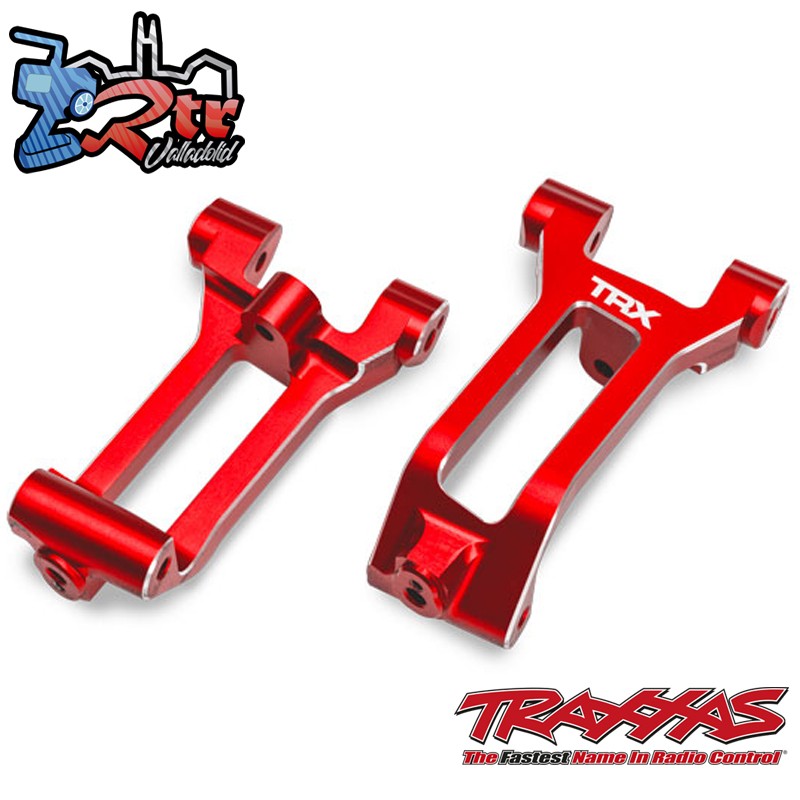 Bloques de ruedas cubos en C aluminio anodizado Rojo Traxxas TRA10932-RED