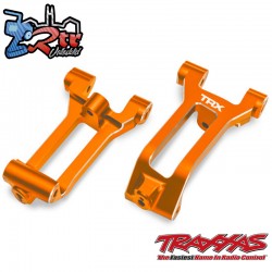 Bloques de ruedas cubos en C aluminio anodizado naranja Traxxas TRA10932-ORNG