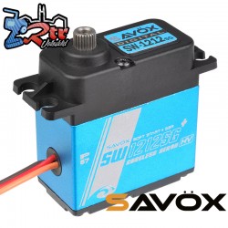 Servo Savox 46Kg 0.14Seg SW-1212SG+ Digital High Voltage - Coreless Motor Piñoneria Metálica Waterproft