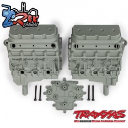 Bloque de motor gris para Funco San Car Traxxas TRA10981-GRAY