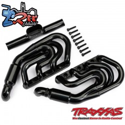 Colectores de escape negros para coche de arena Funco San Car Traxxas TRA10982-BLK