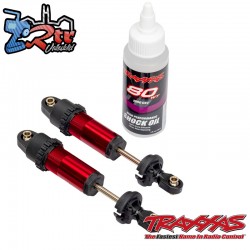 Amortiguadores delanteros GT-Maxx de aluminio rojo 2 Unidades Traxxas TRA10961-RED