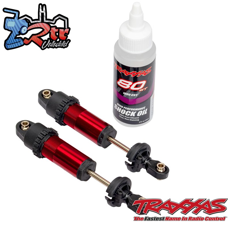 Amortiguadores delanteros GT-Maxx de aluminio rojo 2 Unidades Traxxas TRA10961-RED