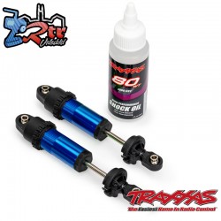 Amortiguadores delanteros GT-Maxx de aluminio azul 2 Unidades Traxxas TRA10961-BLUE