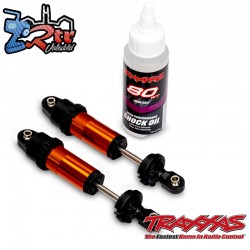 Amortiguadores delanteros GT-Maxx de aluminio naranja 2 Unidades Traxxas TRA10961-ORNG