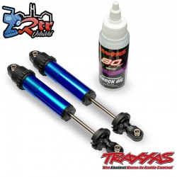 Amortiguadores traseros GT-Maxx de aluminio naranja 2 Unidades Traxxas TRA10962-BLUE