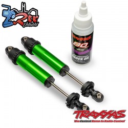 Amortiguadores traseros GT-Maxx de aluminio verde 2 Unidades Traxxas TRA10962-GRN