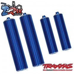 Depósitos de aluminio para amortiguadores de coche color arena azul Traxxas TRA10966-BLUE