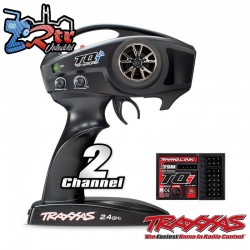 Transmisor TQi de 2 canales y 2,4 GHz con receptor TSM Traxxas TRA6509A