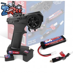 Combo Emisora con receptor, Servo, Bateria y cargador Mstyle