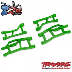 Brazos de suspensión delanteros HD WideMaxx verde Traxxas TRA10725-GRN