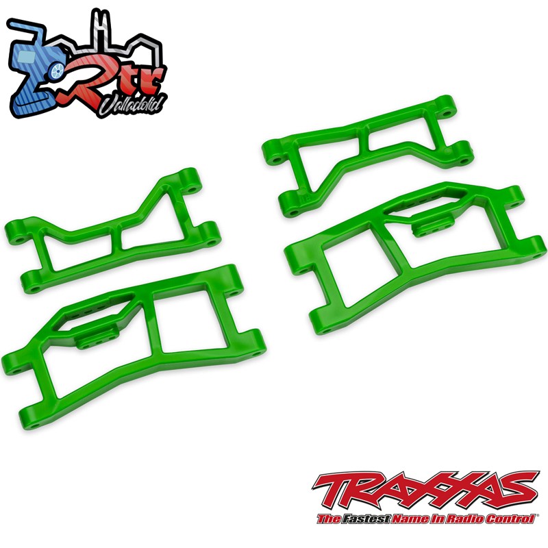 Brazos de suspensión traseros HD WideMaxx verdes Traxxas TRA10727-GRND