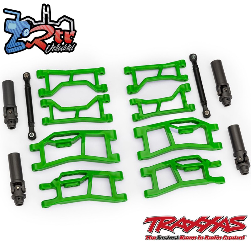 Kit de suspensión HD WideMaxx verde Traxxas TRA10790-GRN