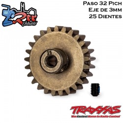 Engranaje de piñón de 25 dientes paso 32Pich eje de 3mm Traxxas TRA10842