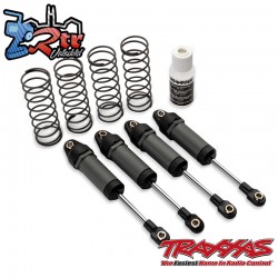 Amortiguadores Ultra largos grises con resortes 4uds Traxxas TRA10842