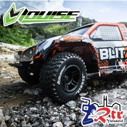 Juego de Ruedas Tires Louise SC-Hummer 12mm 1/10 Pegadas Rellena 4 Ruedas