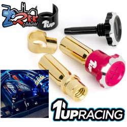Conectores de bala 5mm ajustables 1Up Rosa caliente