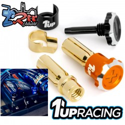 Conectores de bala 5mm ajustables 1Up Naranja