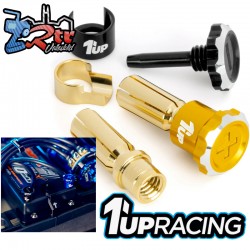 Conectores de bala 5mm ajustables 1Up Oro