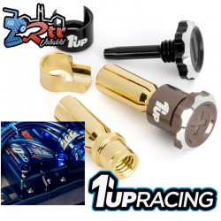 Conectores de bala 5mm ajustables 1Up Gris arma