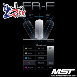 Ruedas MST Drift FR-R Medio (2 piezas) MST830004