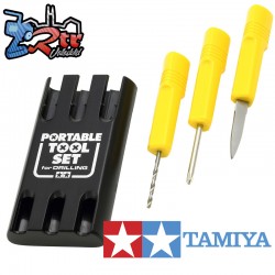 Juego de herramientas portátil para taladrar 74057