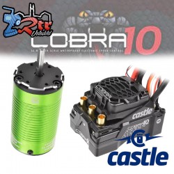 Castle Cobra 10 Max. 25.2V 8A / Motor 1410-3800KV 3.2mm Eje con Sensores
