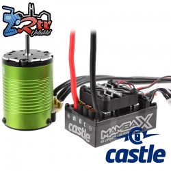 Combo Castle Mamba X 6S con motor 1406-5700KV eje de 3.2mm Basher Edition 2-3S