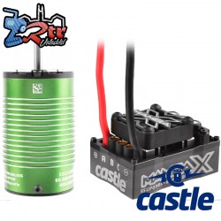 Combo Castle Mamba X 6S con motor 1412-2100KV eje de 3.2mm  SCT Edition 2-6S